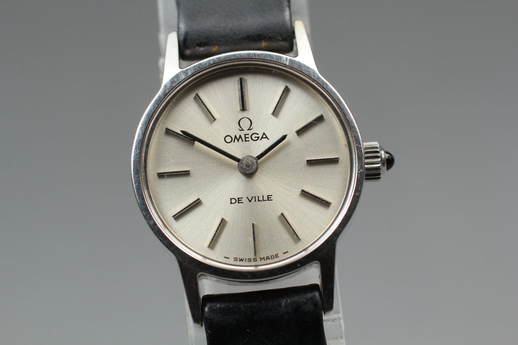 1978 Near MINT / Box OMEGA De Ville 20mm 511.0371 Manual Silver Women's Vintage