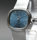 1977 Near MINT OMEGA De Ville 26mm 511.0538 Manual Cal.625 Navy Women's Vintage