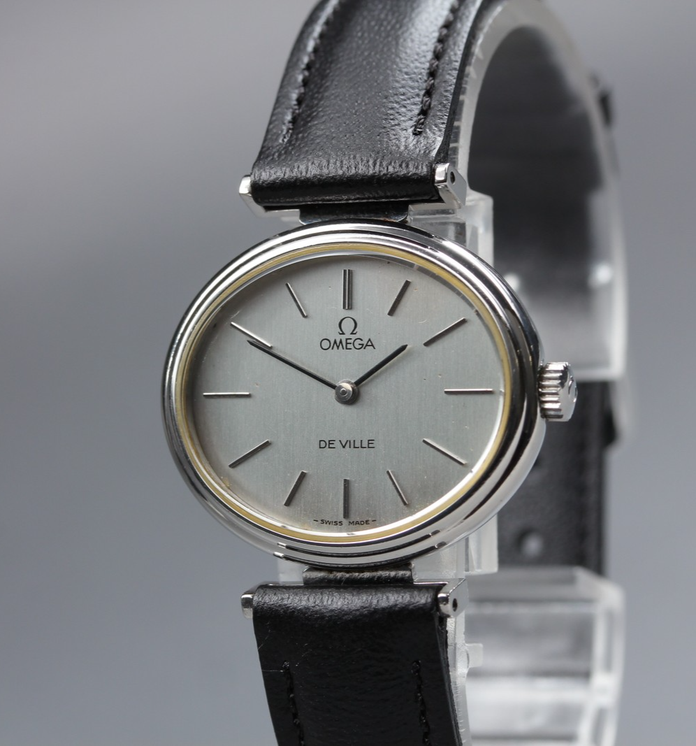 1978 Near MINT OMEGA De Ville 27mm 511.0558 Manual Cal.625 Silver Women Vintage