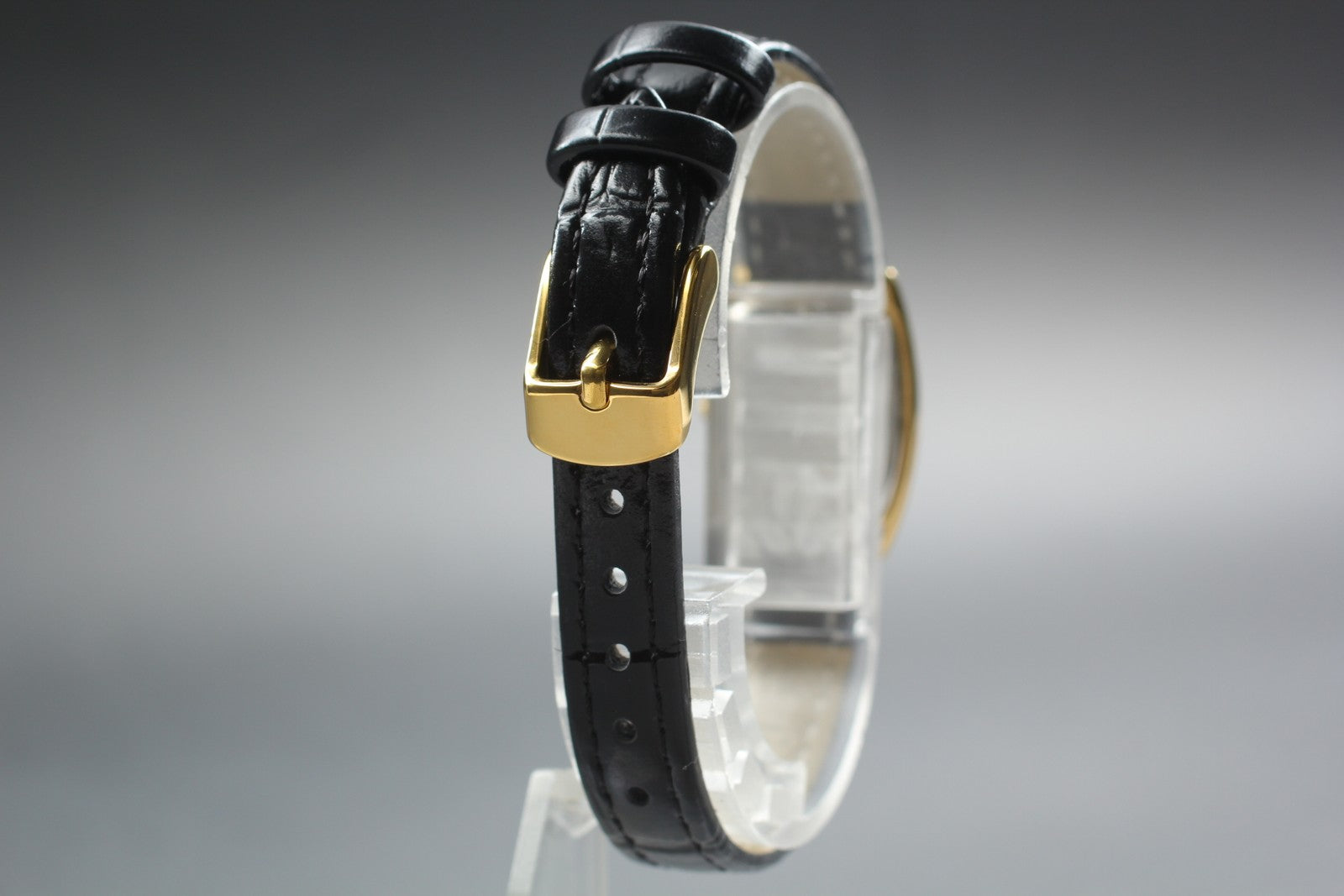 1984 Near MINT OMEGA De Ville 19mm 591.0299 Quartz Cal.1450 Gold Women's Vintage