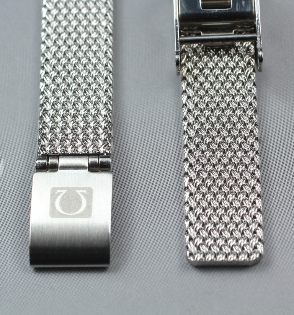 Near MINT OMEGA Milanese/Mesh Band 12mm Stainless Bracelet Women's Vintage