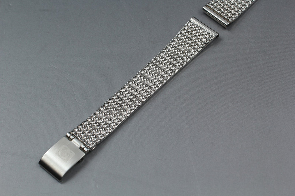 Near MINT OMEGA Milanese/Mesh Band 12mm Stainless Bracelet Women's Vintage