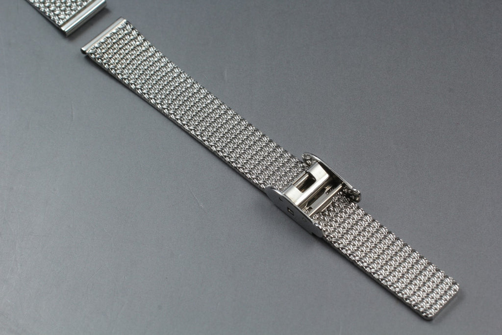 Near MINT OMEGA Milanese/Mesh Band 12mm Stainless Bracelet Women's Vintage