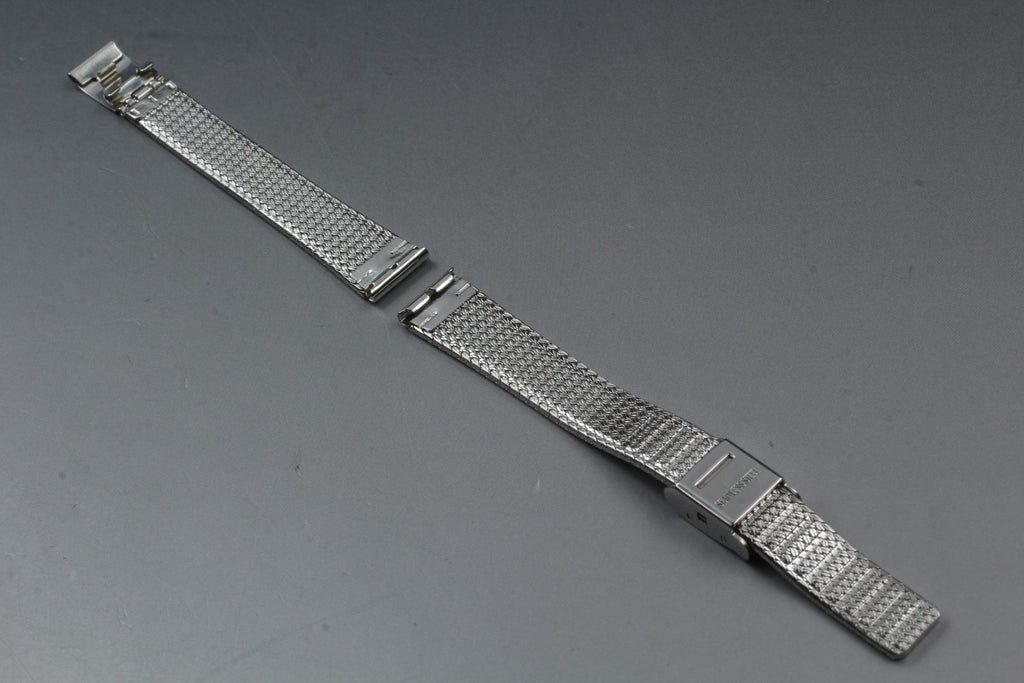 Near MINT OMEGA Milanese/Mesh Band 12mm Stainless Bracelet Women's Vintage