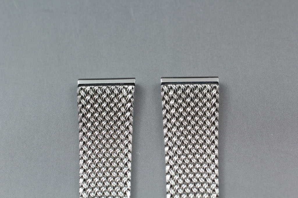 Near MINT OMEGA Milanese/Mesh Band 12mm Stainless Bracelet Women's Vintage