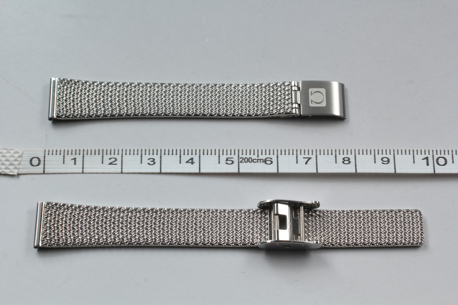 Near MINT OMEGA Milanese/Mesh Band 12mm Stainless Bracelet Women's Vintage