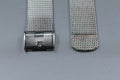 Near MINT OMEGA Milanese/Mesh Band 2038 18mm Bracelet Silver Men's Vintage