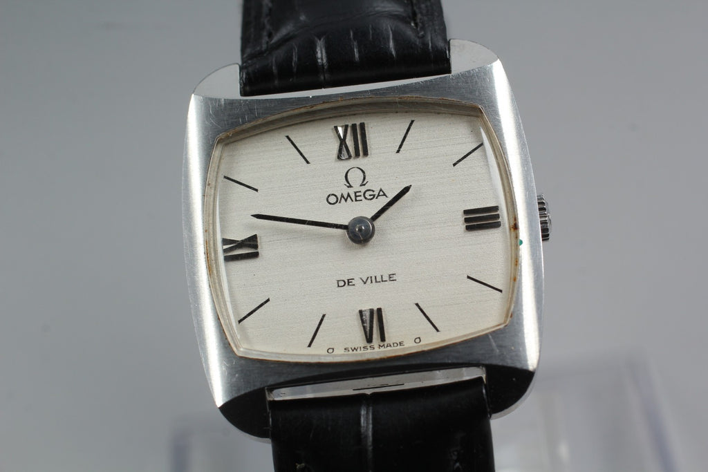 1970 OMEGA De Ville 25mm 511.305 Manual Cal.620 Silver Roman Women Vintage Exc+5