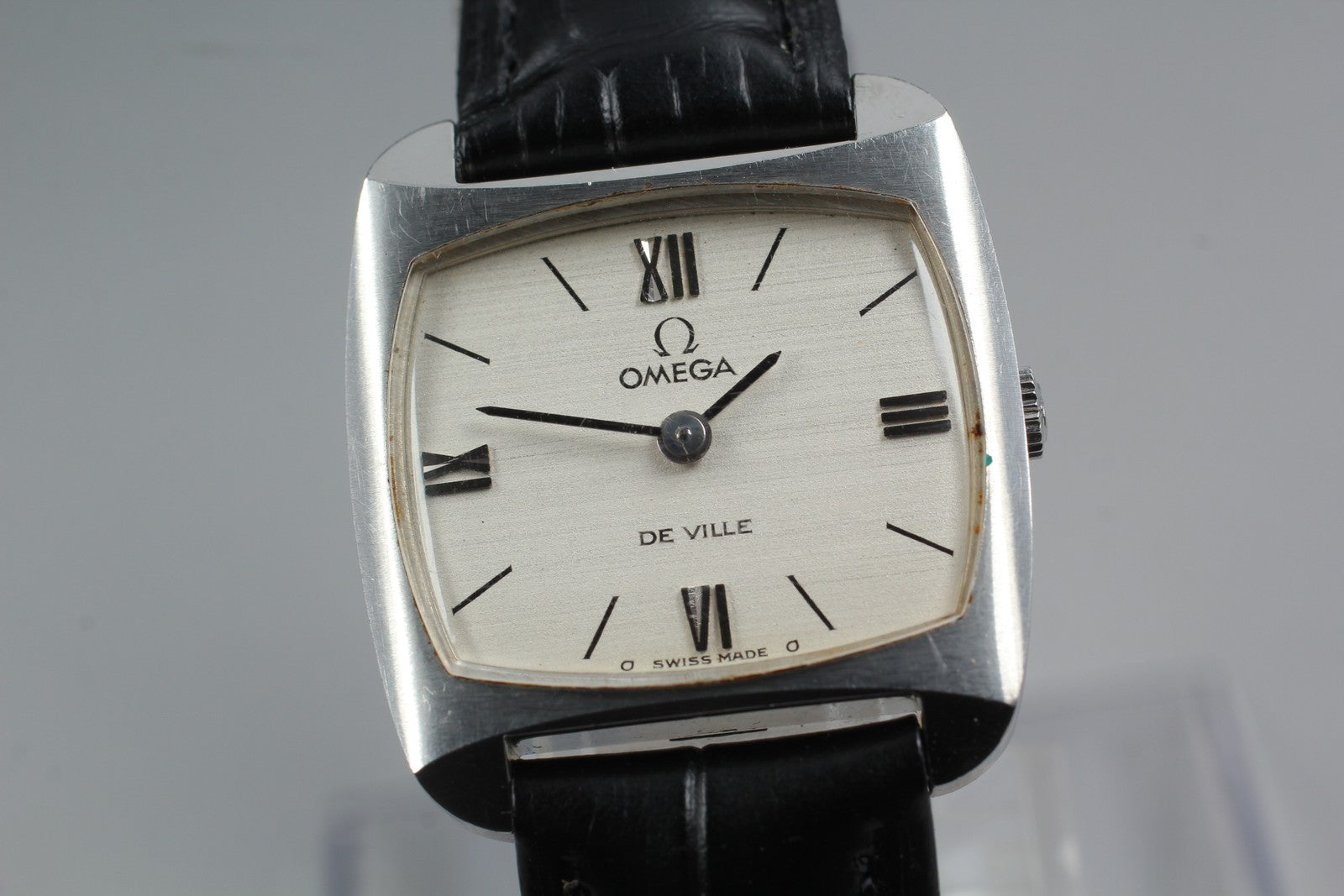 1970 OMEGA De Ville 25mm 511.305 Manual Cal.620 Silver Roman Women Vintage Exc+5