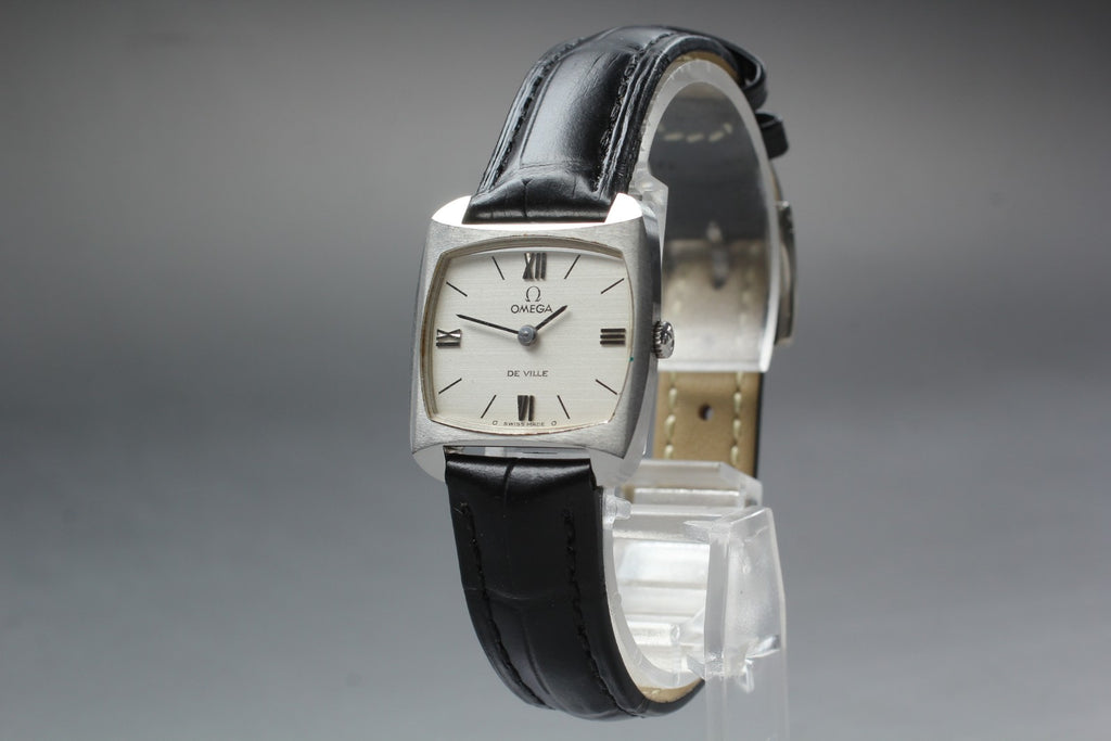 1970 OMEGA De Ville 25mm 511.305 Manual Cal.620 Silver Roman Women Vintage Exc+5