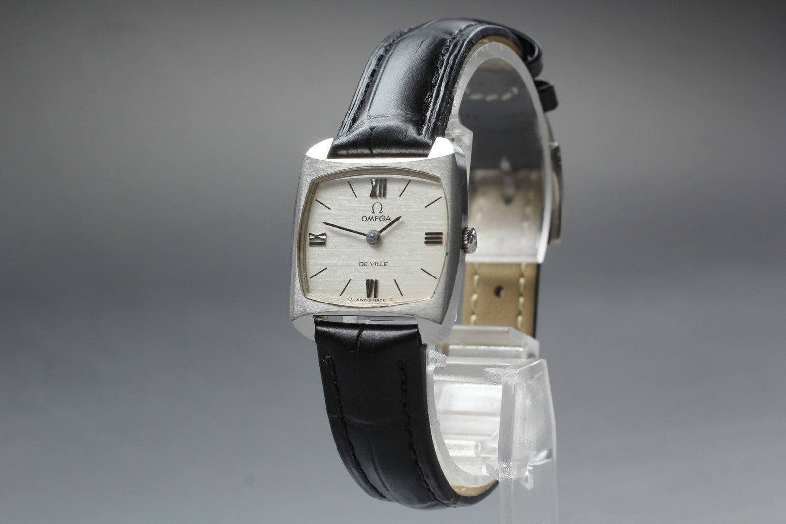 1970 OMEGA De Ville 25mm 511.305 Manual Cal.620 Silver Roman Women Vintage Exc+5