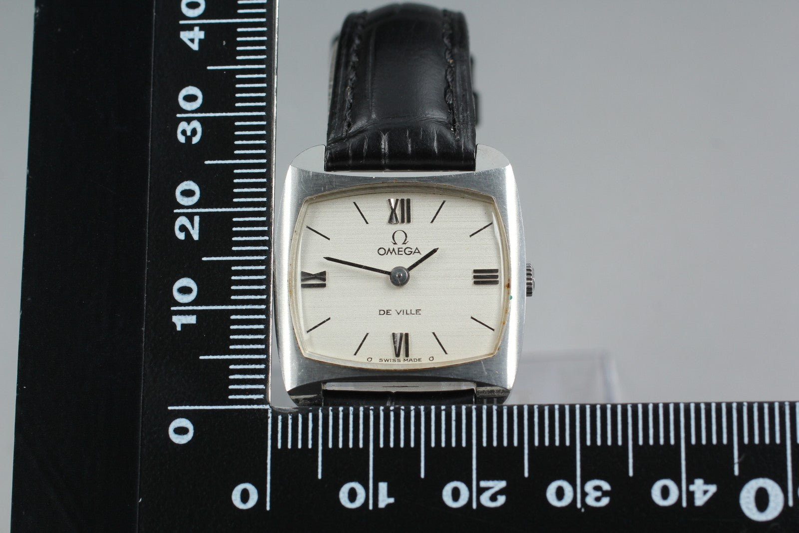 1970 OMEGA De Ville 25mm 511.305 Manual Cal.620 Silver Roman Women Vintage Exc+5