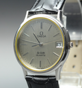 1979 Near MINT OMEGA De Ville 33mm 196.0158 Quartz Silver Dial Men's Vintage