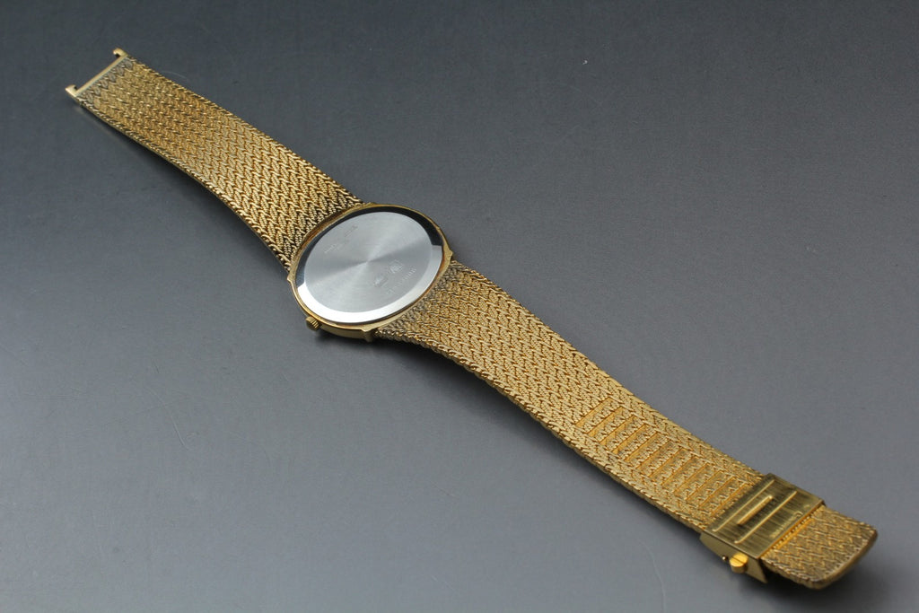 Near MINT LONGINES 150 6773 30mm Quartz L150.2 Gold Dial Men's Watch Vintage