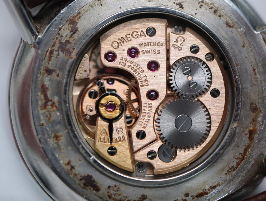 1970 Near MINT OMEGA De Ville 33mm 111.077 Manual Cal.620 Silver Men's Vintage