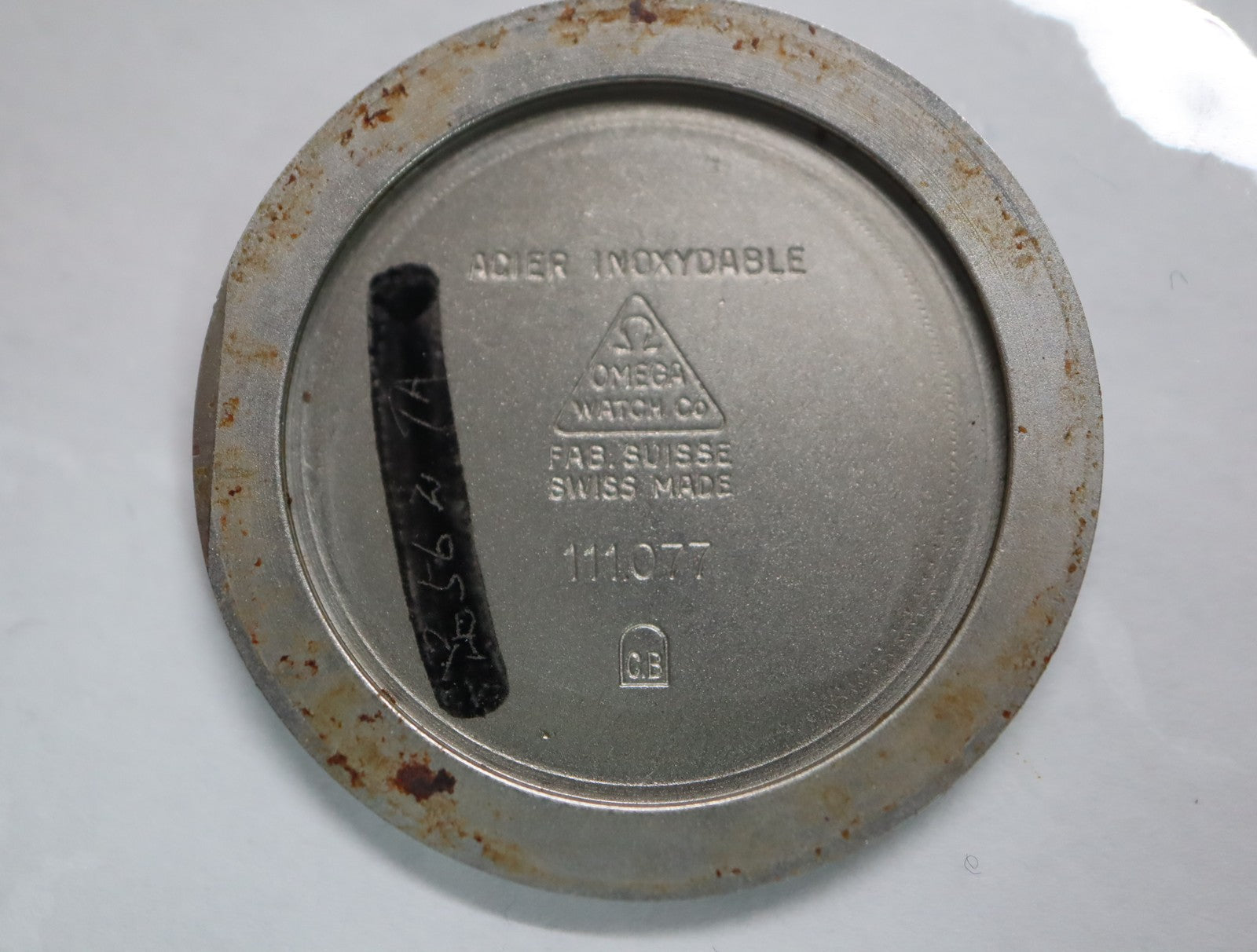 1970 Near MINT OMEGA De Ville 33mm 111.077 Manual Cal.620 Silver Men's Vintage