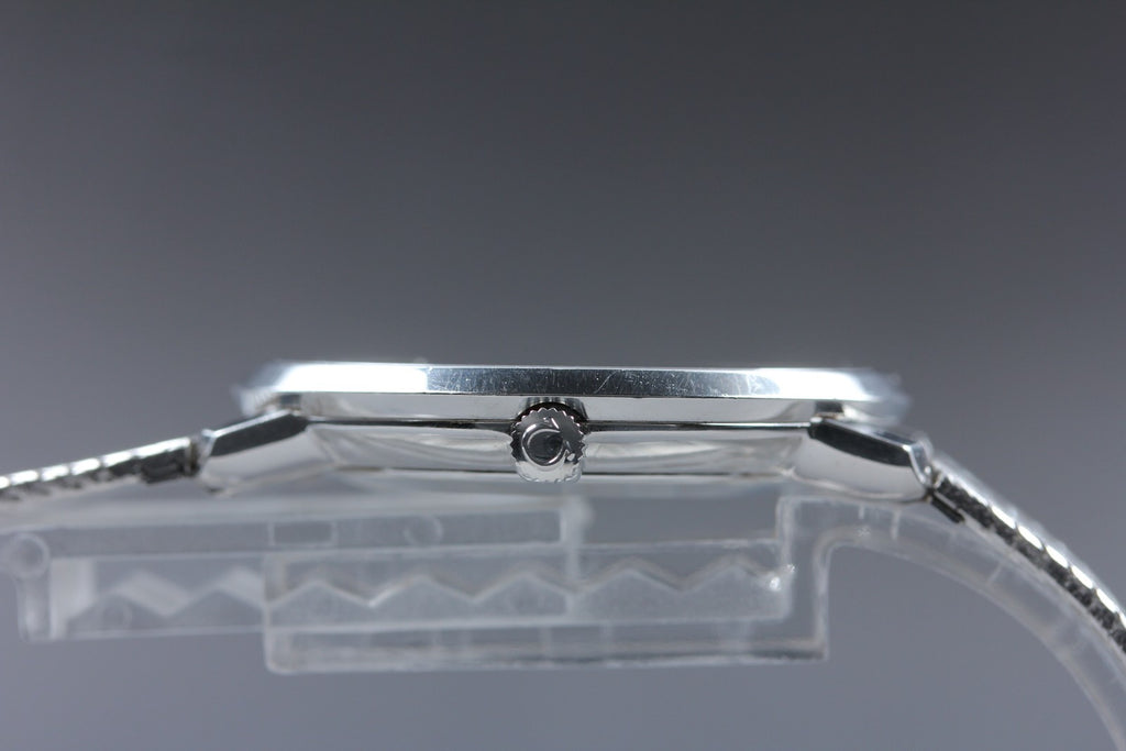 1972 Near MINT OMEGA De Ville 33mm 111.0107 Manual Silver Dial Men's Vintage