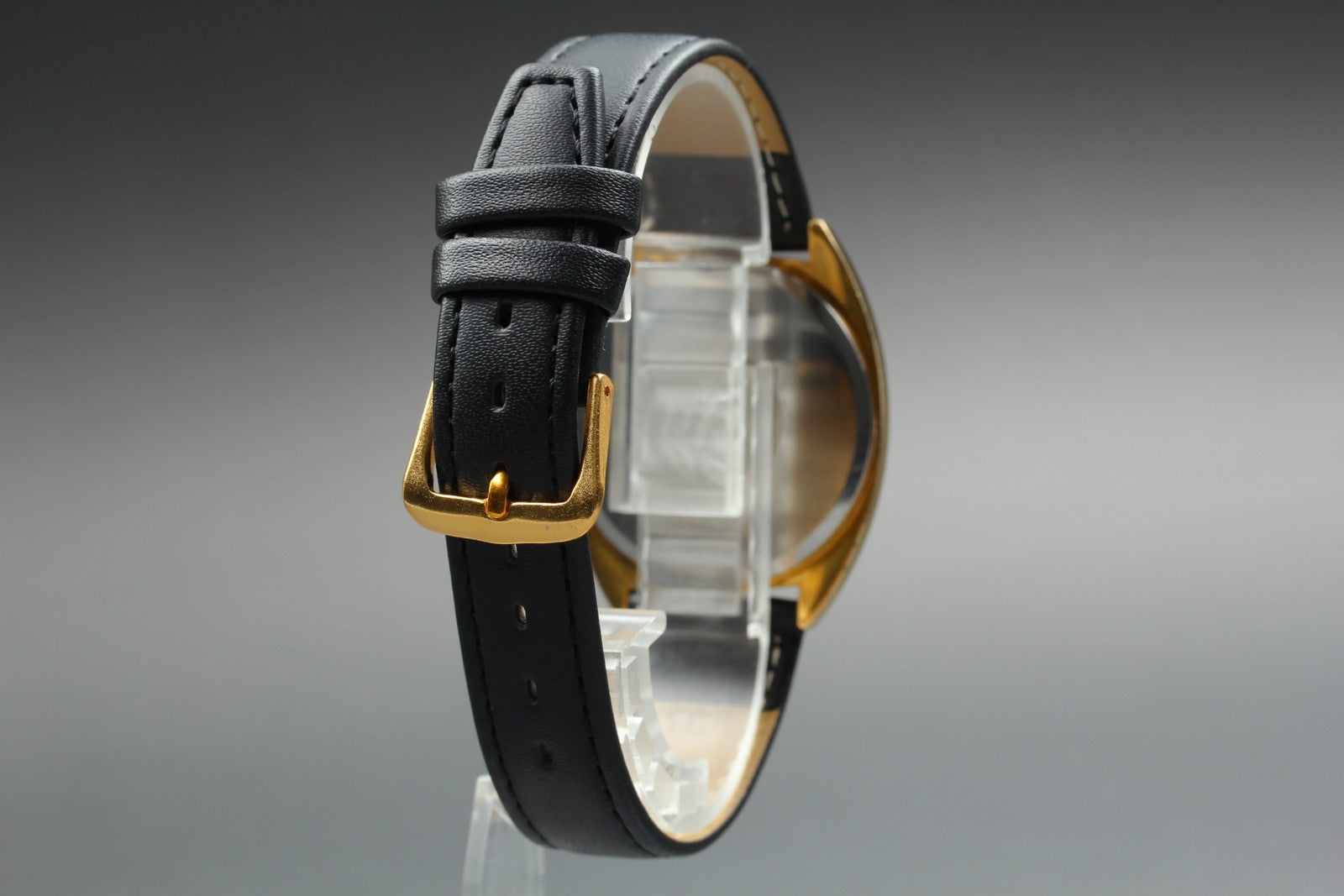 Near MINT OMEGA De Ville 34mm 196.0144 Quartz Cal.1332 Gold Dial Men's Vintage