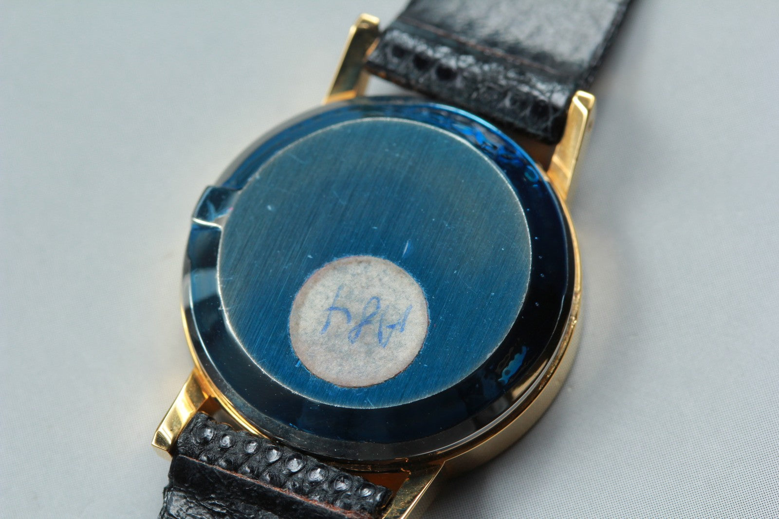 1978 Top MINT/Box OMEGA De Ville 24mm 591.0044 Quartz Gold Dial Women's Vintage