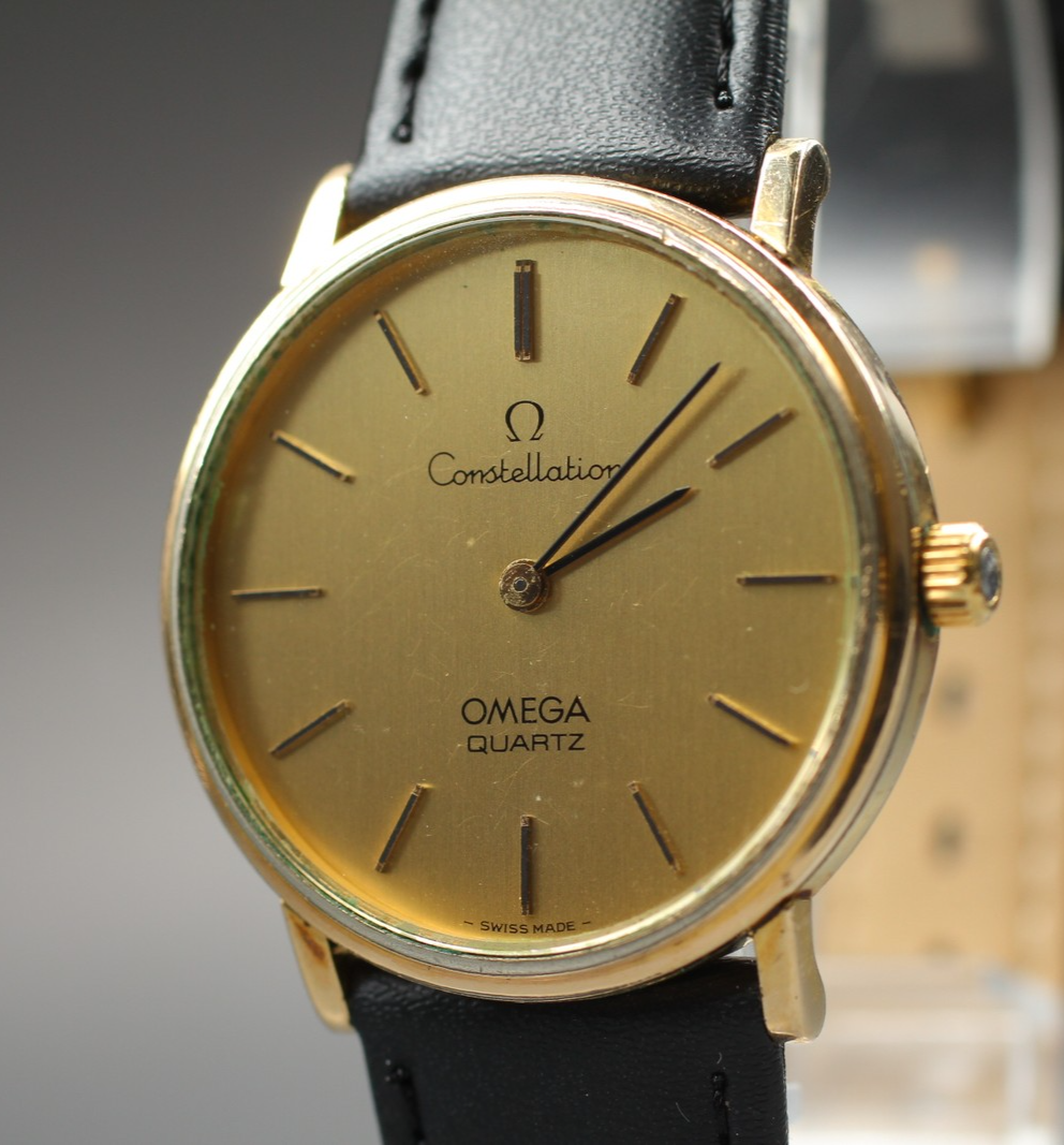 1978 OMEGA Constellation 32mm 191.032 Quartz Cal.1330 Gold Men's Vintage Exc+5
