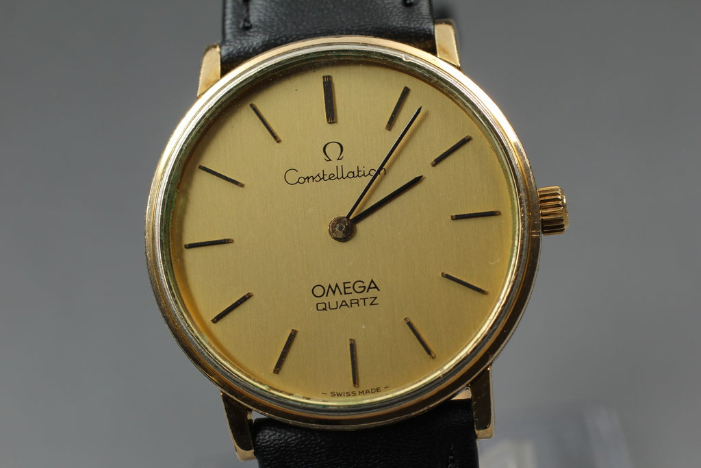 1978 OMEGA Constellation 32mm 191.032 Quartz Cal.1330 Gold Men's Vintage Exc+5
