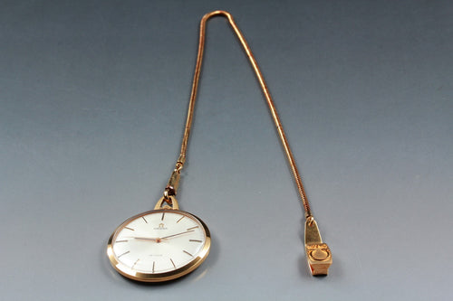 1970 Near MINT OMEGA De Ville Pocket Watch 44mm 131.1714 Manual Silver Dial Men