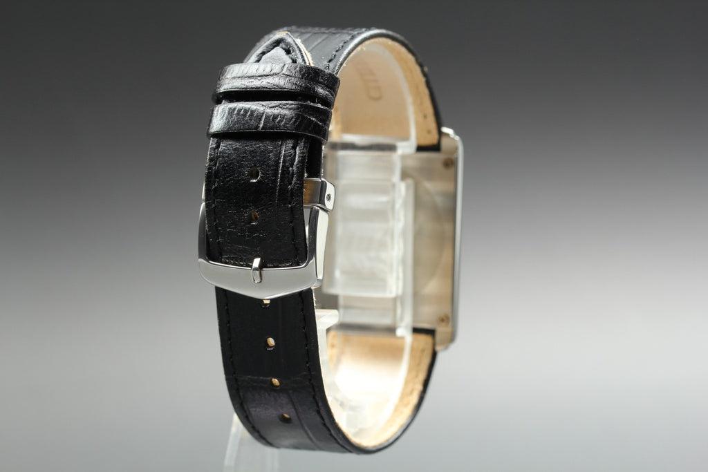 MINT/Box CITIZEN Stiletto Eco-Drive G820-T011667 27mm Black Roman Tank Men's