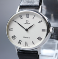 1972 Near MINT OMEGA Geneve 32mm 511.417 Manual White Roman Dial Unisex Vintage