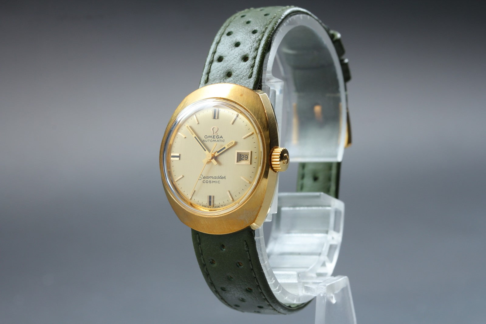 Near MINT OMEGA Seamaster Cosmic 24mm Ref.566.018 Automatic Gold Women's Vintage
