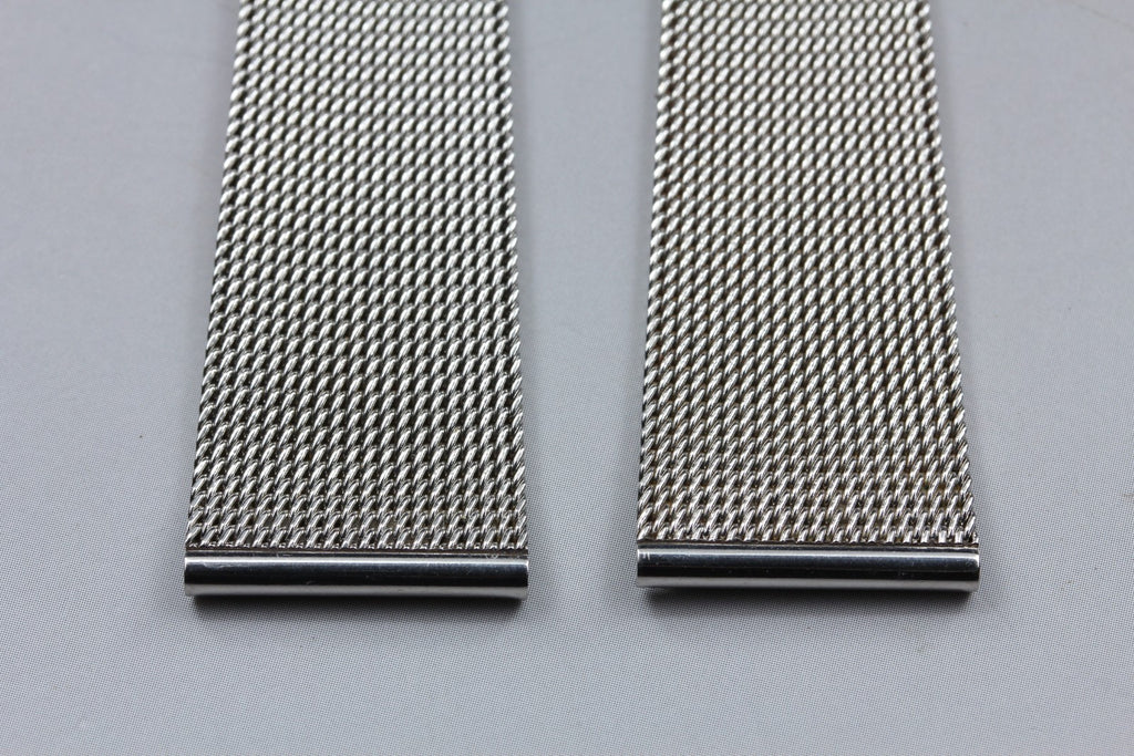 Near MINT OMEGA Milanese/Mesh Band 2062 20mm Stainless Bracelet Men's Vintage