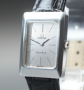 1975 Near MINT OMEGA Geneve 23mm 511.0476 Manual Silver Tank Women's Vintage