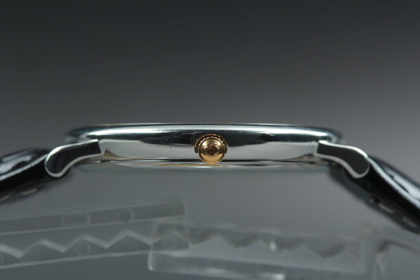 1988 Near MINT/Box, Paper OMEGA De Ville 32mm 196.0312.1 Quartz Men's Vintage