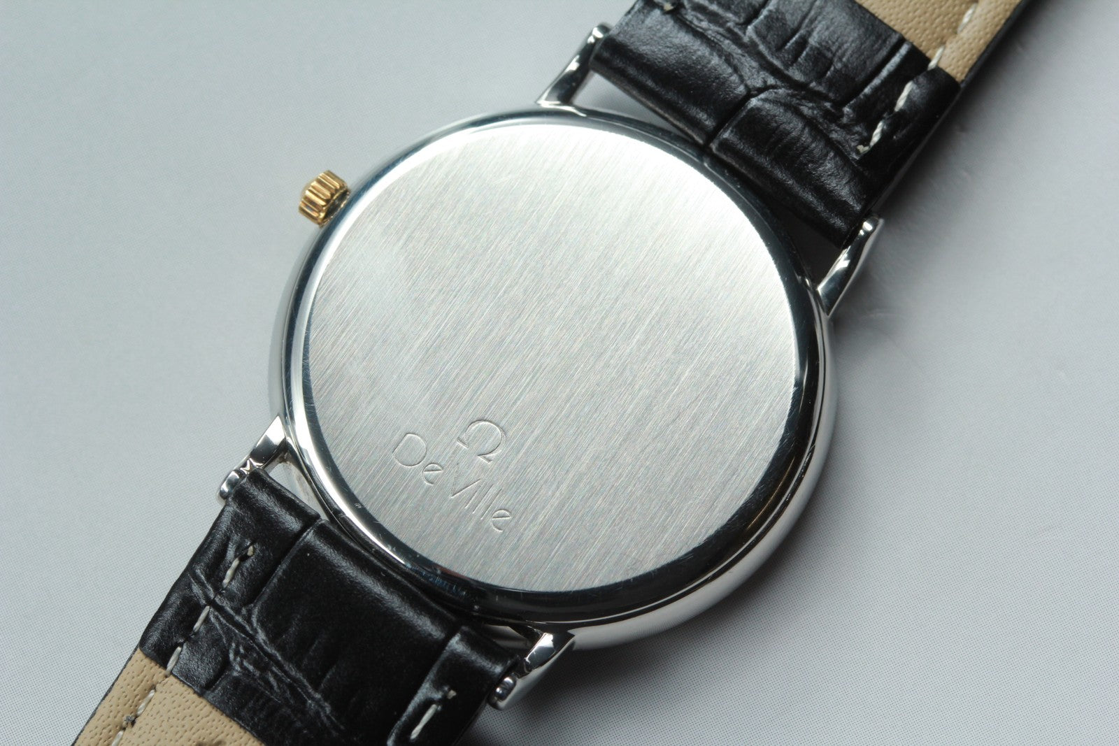 1988 Near MINT/Box, Paper OMEGA De Ville 32mm 196.0312.1 Quartz Men's Vintage