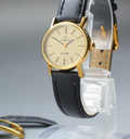 1979 Near MINT OMEGA De Ville 24mm 511.0508 Manual Gold Dial Women's Vintage