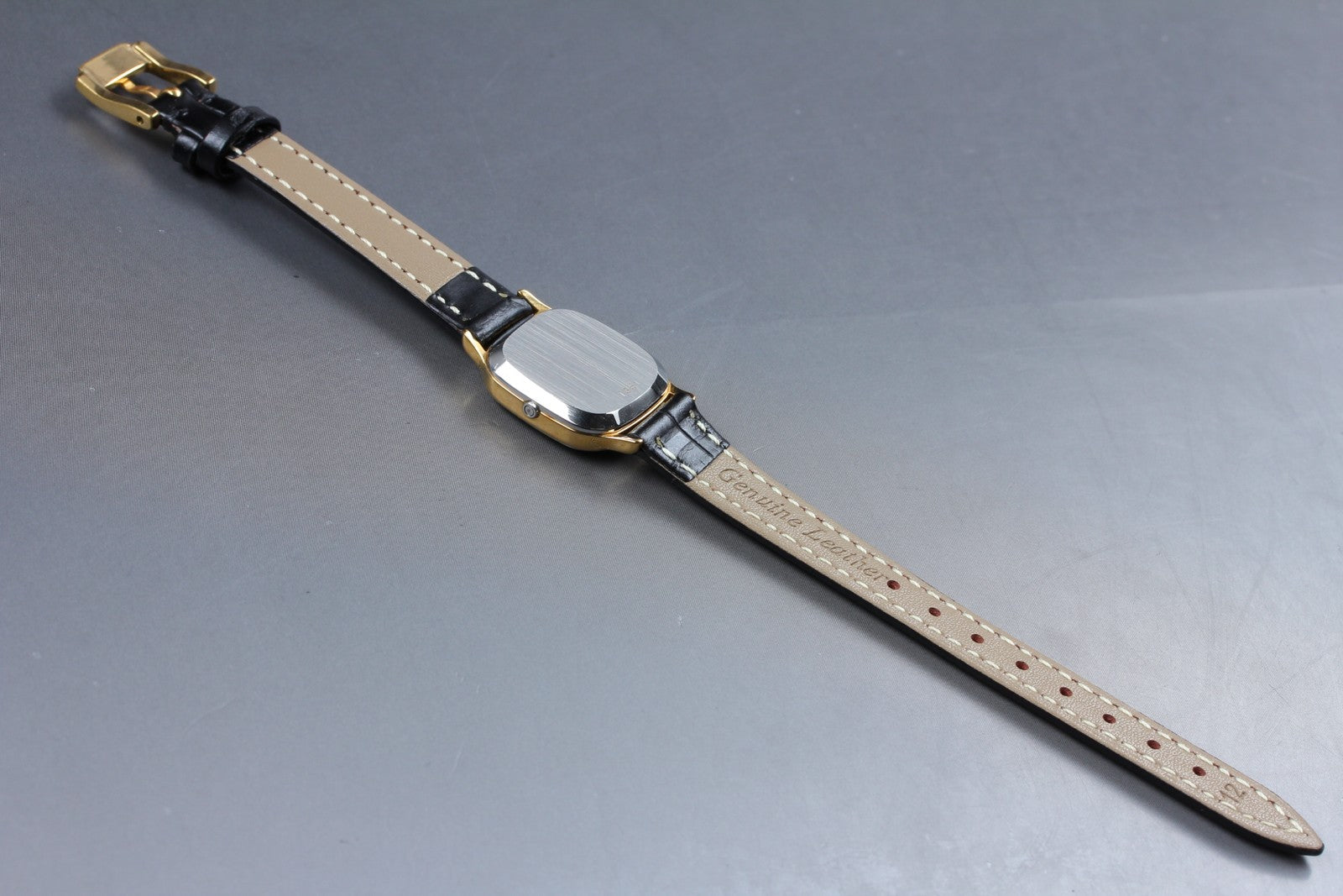 1978 Near MINT OMEGA De Ville 22mm 591.0084 Quartz Brown Dial Women's Vintage