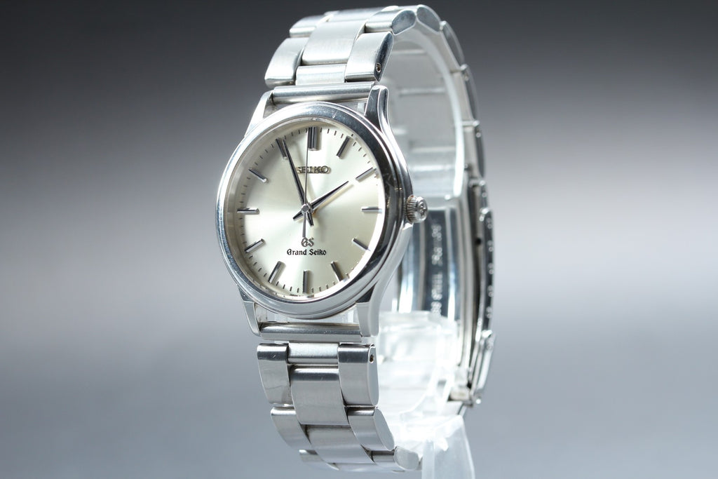 1999 Near MINT/Box SEIKO Grand Seiko 8J55-0A10 34mm Quartz Silver Men's Vintage