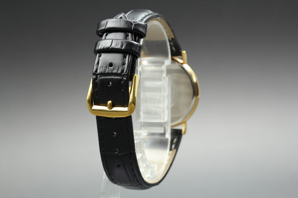 1991 Near MINT OMEGA 32mm De Ville 195.0075.2 Quartz White Roman Men's Vintage