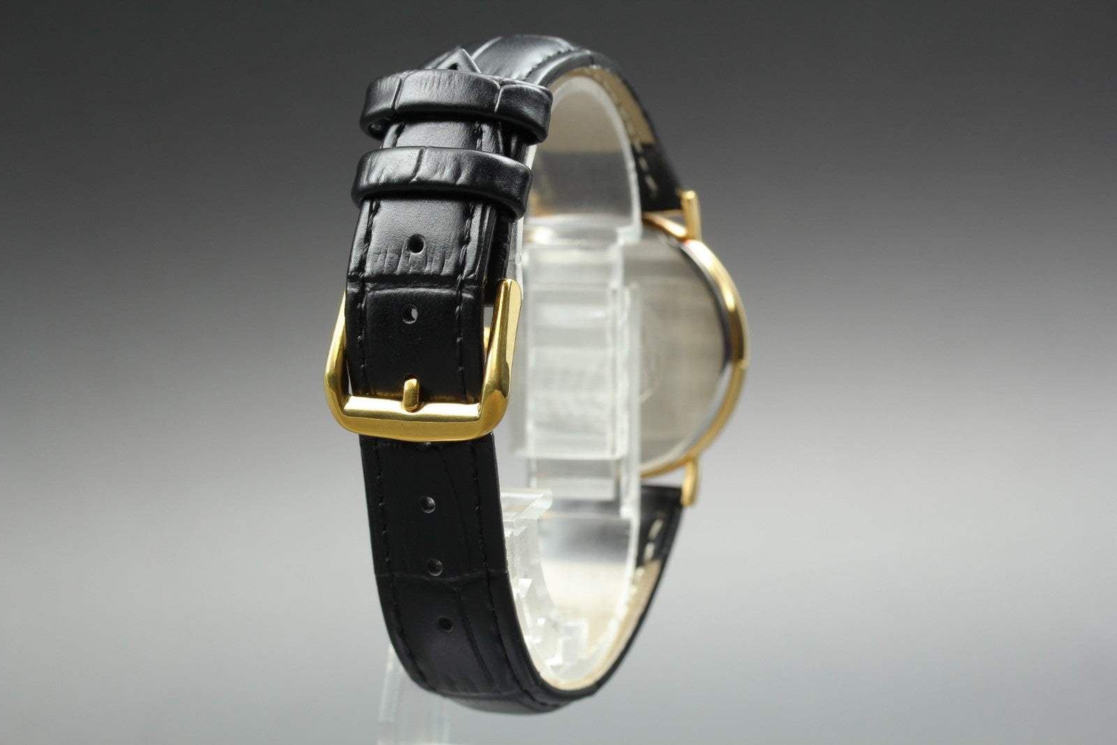 1991 Near MINT OMEGA 32mm De Ville 195.0075.2 Quartz White Roman Men's Vintage