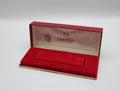 Near MINT OMEGA Vintage Red Watch Box Genuine Case Only From JAPAN #2090