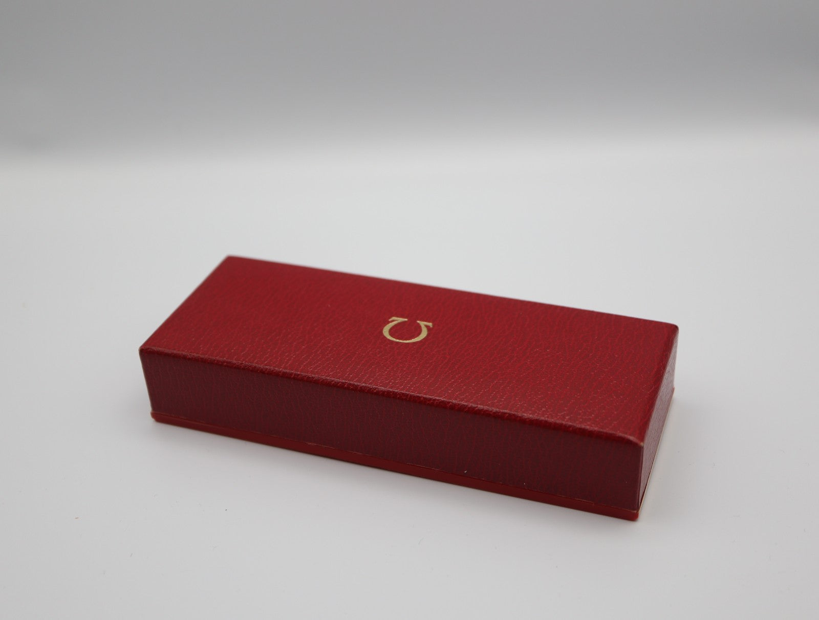 Near MINT OMEGA Vintage Red Watch Box Genuine Case Only From JAPAN #2090