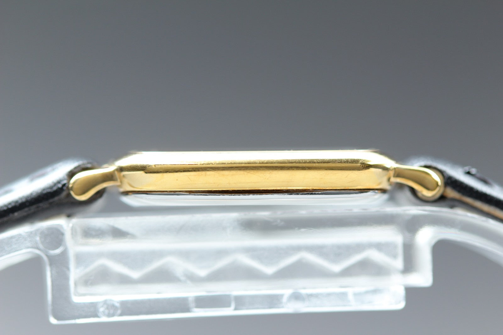 1987 Near MINT OMEGA De Ville 18mm 595.0099 Quartz Gold Dial Women's Vintage