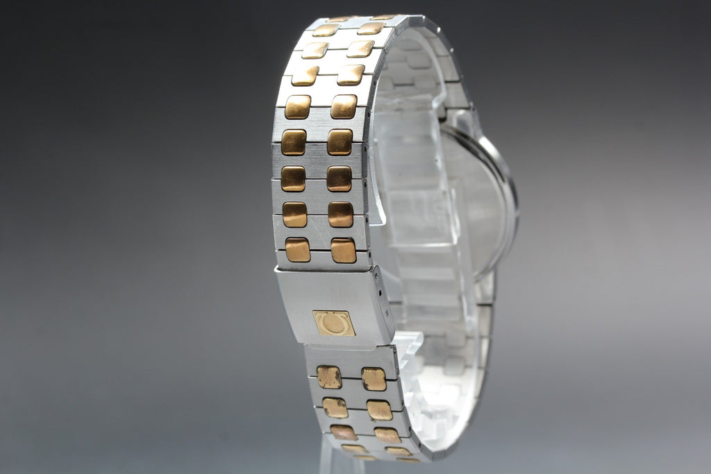 1984 Near MINT OMEGA Seamaster 33mm 196.0277 Quartz Cal.1432 Gold Men's Vintage
