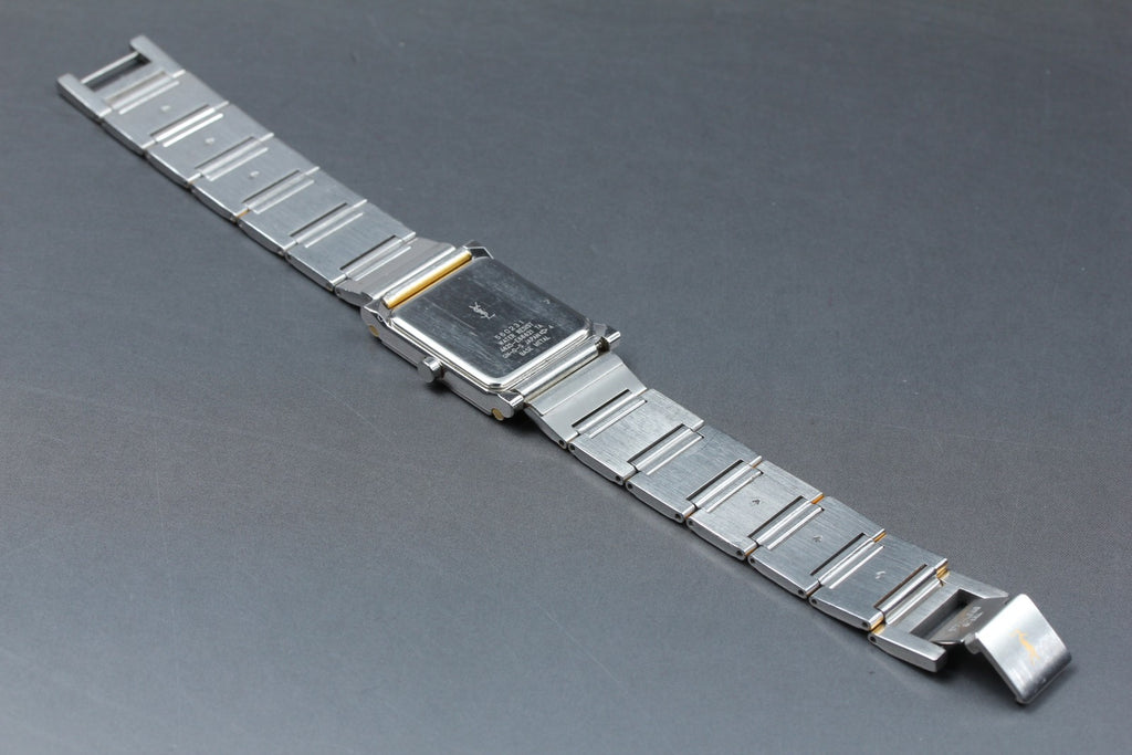 Yves Saint Laurent 4625-E68621 23mm Quartz White Roman Dial Women Vintage Exc+5