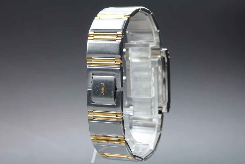 Yves Saint Laurent 4625-E68621 23mm Quartz White Roman Dial Women Vintage Exc+5