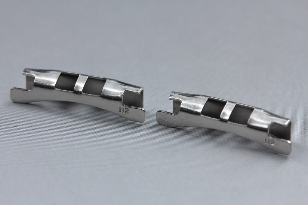 Near MINT OMEGA Genuine Bracelet 19mm FF112 Stainless steel Silver Men's Vintage