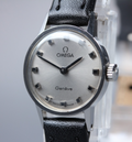 1973 Near MINT OMEGA Geneve 20mm 511.0451  Manual SS Silver Dial Women's Vintage