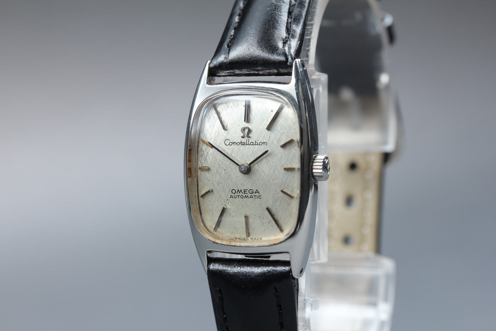 1971 Near MINT OMEGA Constellation 19mm 551.029 Automatic Silver Women's Vintage
