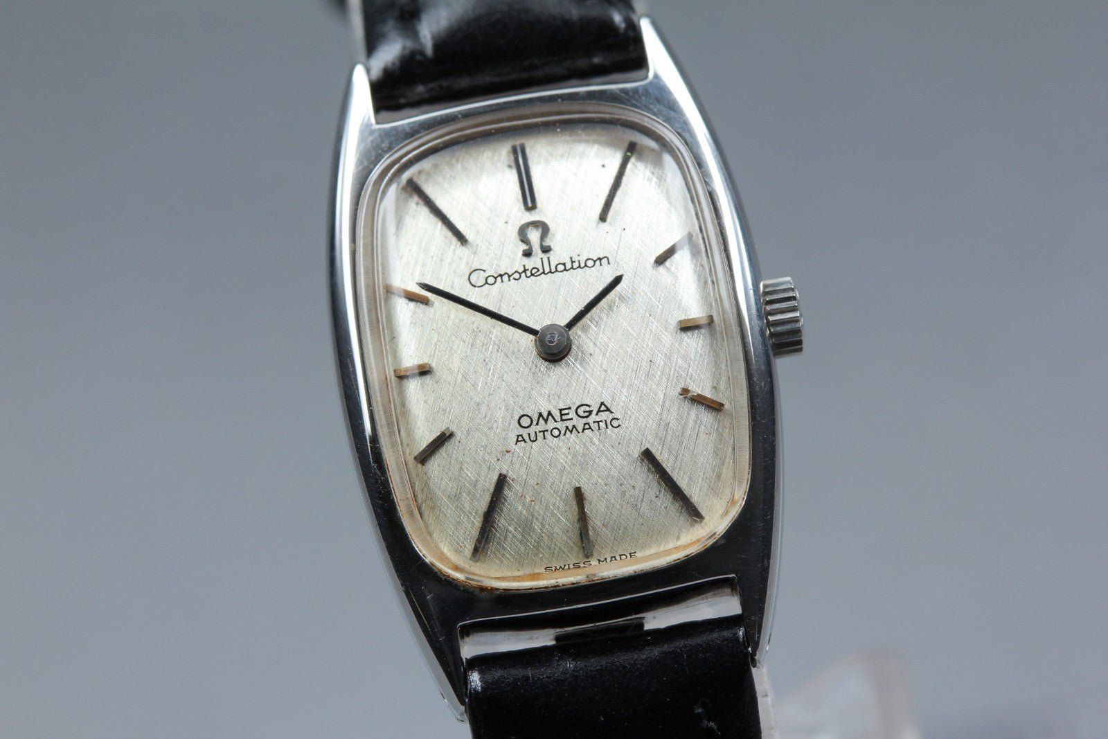 1971 Near MINT OMEGA Constellation 19mm 551.029 Automatic Silver Women's Vintage