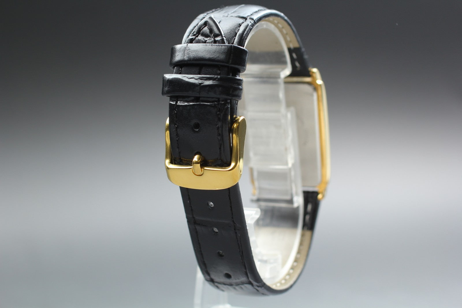 Near MINT Tissot A282K 23mm Small Second Quartz White Roman Dial Tank Unisex