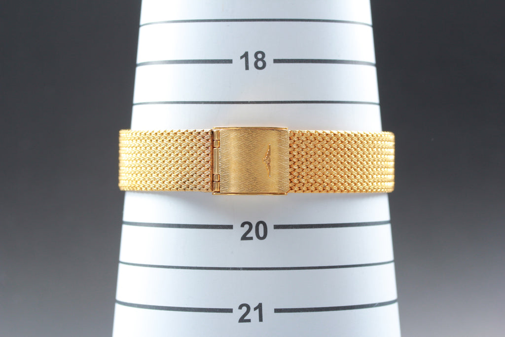 Near MINT LONGINES 150 3344 30mm Quartz Gold Plated Gold Dial Men's Vintage